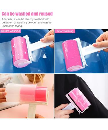 JJQHYC 6 pcs Lint Rollers Washable Reusable Sticky Lint Roller for Removing Fluff Cat Hair Dog Hair from Clothes - Buy Online on SooperMarket.com
