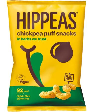 Hippeas Chickpea Puff Snacks - Pack of 12 x 22g (6 Flavours 2 of Each). Healthy Snacks for Adults and a Tasty Chickpea Snack. Hippeas Crips - Chickpea Crips Low Calorie Crisps Low Fat Crisps Vegan - Buy Online on SooperMarket.com
