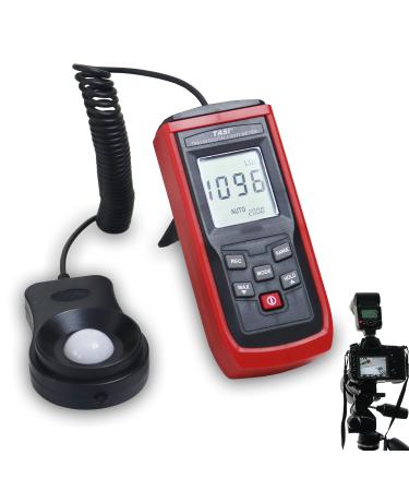 Digital Light Meter LUX Meter for Illuminom, Photography, Spectrom Measuring, Range 0-200,000 Lux, Lux/FC Unit, Used for Photography, Office, Laboratory, Stage, Planting