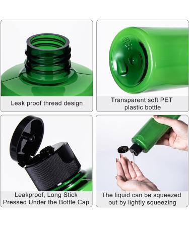 Sdootbeauty Applicator Bottles - 250ml Squeeze Bottles with Flip Cap for Hair Care | Pack of 2 Green Oil Bottles - Perfect for International Shipping - Buy Online on SooperMarket.com