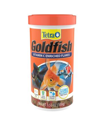 Tetra Goldfish Flakes - Balanced Diet Fish Food 3.53 Ounce (Pack of 1) Flakes