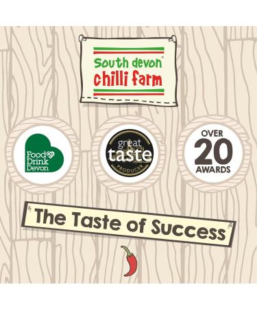 South Devon Chilli Farm | Cool 'n' Smoky BBQ Sauce Homegrown Gluten-Free Vegan MILD heat Delicious Marinade Barbecue Dipping - Case of 6 280g - Buy Online on SooperMarket.com