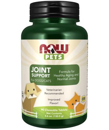 Now Foods Pets Joint Support for Dogs/Cats 90 Chewable Tablets