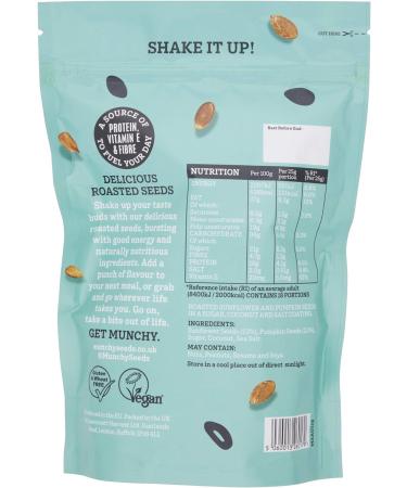 Salted Caramel Sunflower Pumpkin Protein Snack - 450g Mega Pack | Plant-Based Vegan Snacks for Kids & Adults | Sweet & Delicious | High in Fibre & Vitamin E | Add to Cereal or Salads - Buy Online on SooperMarket.com