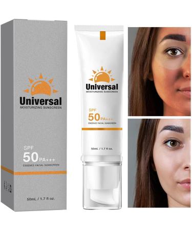 SPF 50+ Sunscreen 50ml Non-Greasy Face Sunscreen With 5- UVA & UVB Protection Water-Resistant Hydrating Sun Cream Sun Screen Lotion Sun Body Lotion Sun Block Cream For All Skin Types - Buy Online on SooperMarket.com
