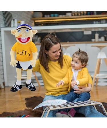 Jeffy Soft Plush Hand Puppet 58cm - Mischievous Funny Toy with Working Mouth | Perfect Gift for Kids - Birthday, Christmas, Halloween | Ideal for Play House and Teaching Preschool - Buy Online on SooperMarket.com