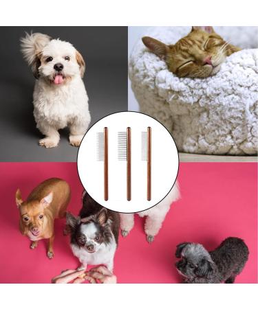 3 PCS Flea Comb for Cats Cat Flea Comb Fine Toothed Pet Comb Beauty Set Comb Set for Removing Floating Hair And Tear Stains Stain Remover Combs Fine Tooth Grooming Removal Tool - Buy Online on SooperMarket.com