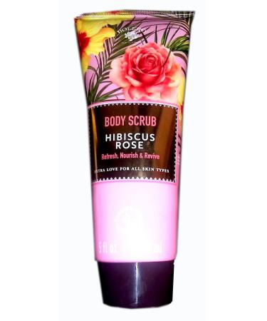 Body Scrub Hibiscus Rose Calm Nourish & Hydrate 5fl oz (147.8ml)