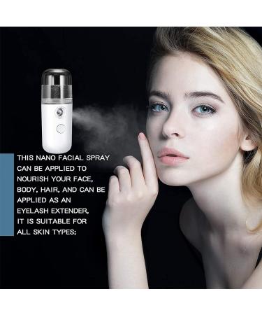 Nano Sprayer - Nano Mister Spray 25ml Nano Moisturizing Mist Sprayer for Face Skin (2 Colors) (Color : White) - Buy Online on SooperMarket.com