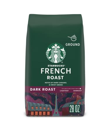 Starbucks Dark Roast Ground Coffee French Roast - 1 bag (28 oz)