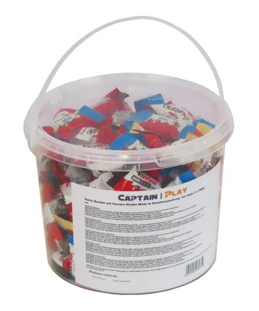 Party Bucket with Ferrero Kinder Minis - Individually Wrapped Chocolate Treats 966g Pack - Perfect for Celebrations & Events - Buy Online on SooperMarket.com