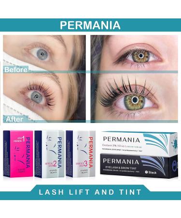 PERMANIA Eyelash Lift Kit - DIY Fuller Eyebrows Lifting & Curling Solution - Buy Online on SooperMarket.com