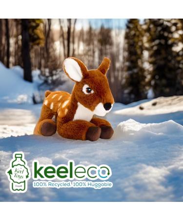 Deluxe Paws Eco-Friendly Deer Toy | 100% Recycled Plush | Sustainable Pet Plaything - Buy Online on SooperMarket.com