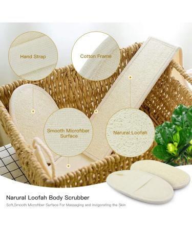 Loofah Exfoliating Back Scrubber for Men and Women - 31.5 inch Length - Deep Clean and Relax Your Body - Buy Online on SooperMarket.com