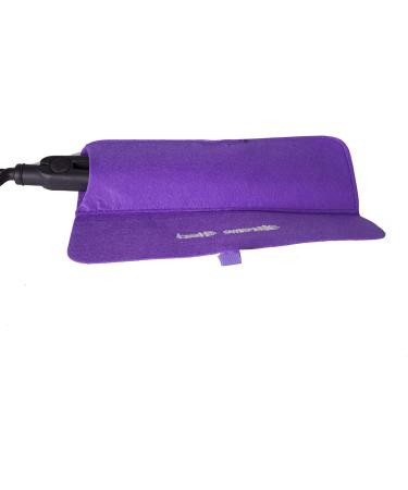 Extreme Heat Protection Safety Mat with Storage Pouch for GHD Hair Straighteners and Tongs etc (Purple) - Buy Online on SooperMarket.com