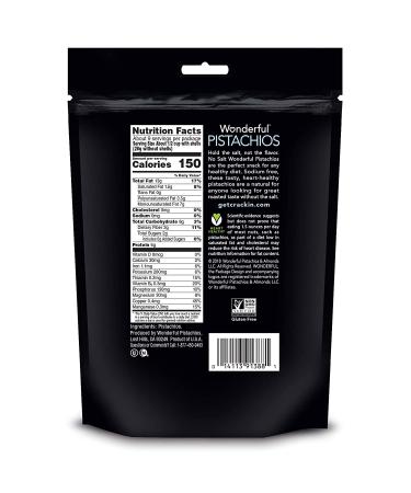 Wonderful No Salt Pistachios - 16 oz | Healthy Snack | Buy Online - Buy Online on SooperMarket.com