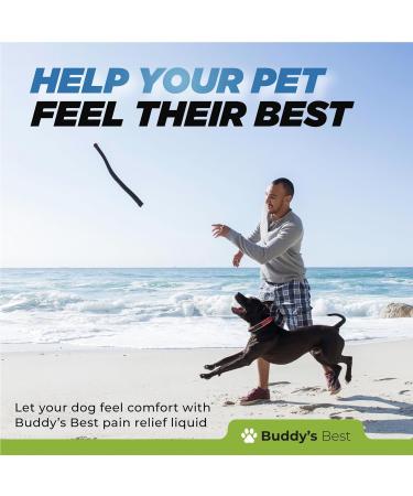 Dog Pain Relief Liquid - Natural Fast-Acting Formula for Joint Pain and Inflammation Made with Organic Ingredients Safe for All Breeds - Buy Online on SooperMarket.com