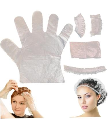 Hair Bleach Kit Hair Dye Kit Disposable Hair Bleach Kit DIY Hair Dying Kit Include Gloves Ear Caps Shower Cap Shawl Hair Dying Accessory Kit for Salon - Buy Online on SooperMarket.com