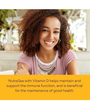 Nature's Way NutraSea Omega-3 and Vitamin D Supplement - Fish Oil with EPA and DHA Support Healthy Heart and Brain Help Build Strong Bones and Teeth & Help Support Immune System Crisp Apple Flavour 500 ml Liquid Value Size - Buy Online on SooperMarket.com