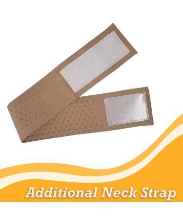 Silicone Neck Wrinkle Pads with Strap - Pack of 3 | Reusable Anti-Aging Masks for Neck Lines Treatment - Buy Online on SooperMarket.com