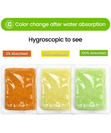 Wisesorb 5 Pack Rechargeable Silica Gel Desiccant Bags - 100g Moisture Absorbers for Gun Safe & Storage - International Shipping Available - Buy Online on SooperMarket.com