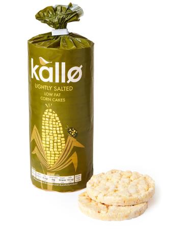 Kallo Lightly Salted Corn Cakes 130g Lightly Salted 130 g (Pack of 1)