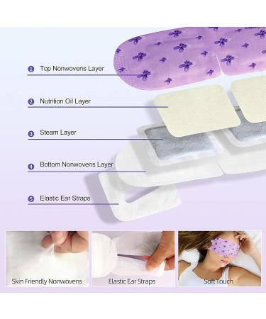 Serfeymi 16-Pack Self-Heating Steam Eye Masks for Sleeping - Lavender & Chamomile | Disposable Eye SPA Mask for Mother's Day Gifts - Buy Online on SooperMarket.com