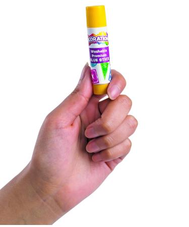 Colorations Washable Glue Sticks Premium Classroom Art Supplies Safe Easy-To-Spread Adhesive Preschool School Projects Crafts Scrapbook Glue White Glue Stick Dries Clear Bulk 50 Pack White Pack of 50 - Buy Online on SooperMarket.com