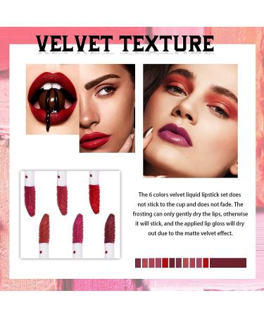 OKENTEN 6 Colors Matte Lipstick Set - Long-Lasting & Waterproof Lipsticks - Nude Lipstick Makeup Gift Set - 25(01) - Buy Online on SooperMarket.com
