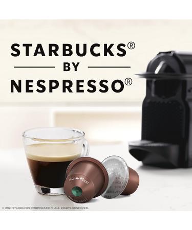 Starbucks by Nespresso Italian Roast Coffee - 50 Count Capsules | Dark Roast, Original Line Compatible - Buy Online on SooperMarket.com