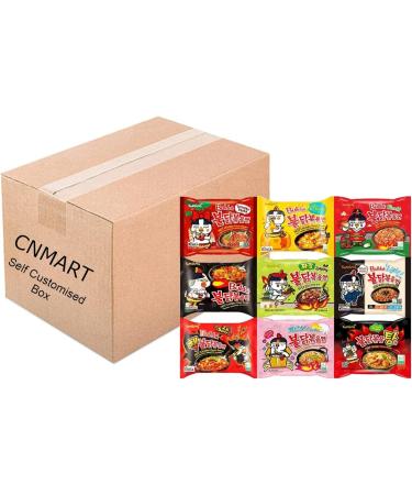 Samyang Hot Chicken Top Spicy Ramen Instant Noodle Challenge Pack of 40 | Self Customised Assorted Flavours From Wide Range Tastes  - Buy Online on SooperMarket.com