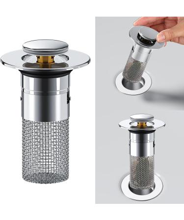 Efficient & Sink Strainer Convenient & Sink Plug Installs Keep Your Drain Clear With Ease Sink Plug - Buy Online on SooperMarket.com