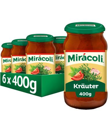 MIR COLI Pasta Sauce Herbs 6 jars (6 x 400g) Herbs 400 g (pack of 6)