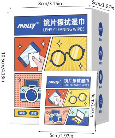 Fuzyxih 100 Pack Anti-Fog Towels - Disposable Defogger Wipes for Glasses & Lenses - Individually Packaged Cleaning Cloths - Buy Online on SooperMarket.com