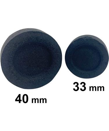 Charcoal Tablets for Incense - Quick Light Coal Disks 40mm Rolls - Slow Burn Briquettes - Instant Lighting (100 Pack) - Buy Online on SooperMarket.com