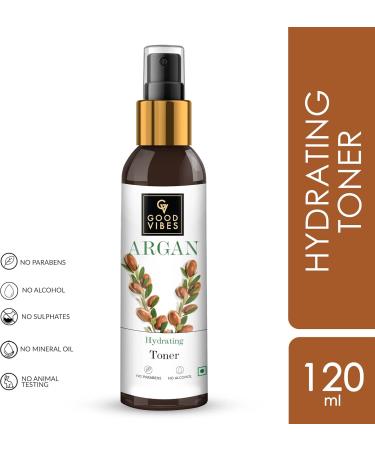 Good Vibes Hydrating Toner with Argan Oil - 120ml | Hydration & Glow | International Shipping Available - Buy Online on SooperMarket.com