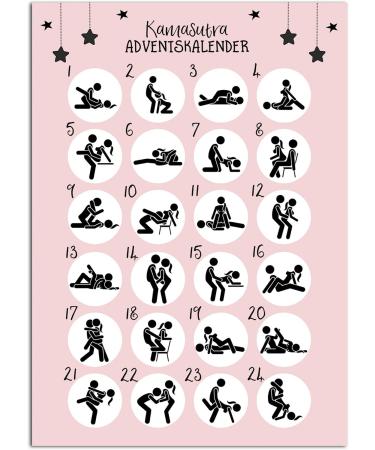Nastami Kamasutra Advent Calendar - A3 Scratch-Off Christmas Gift for Men - Buy Online on SooperMarket.com