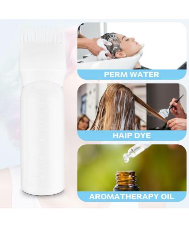 Root Comb Applicator Bottle Brush 6oz - Hair Dye & Color Scalp Treatment Tool (White) - Buy Online on SooperMarket.com