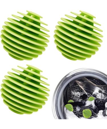 Dryer Balls Laundry - Anti-Winding Machine Ball Soft Washing Balls | TPR Flexible Reusable Softener Ball For Washing Machine Quick Drying Green - Buy Online on SooperMarket.com