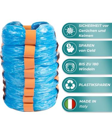 Buy My Happy Nappy Refills - Compatible with Tamee Tipee Simplee Sangenic Twist & Click - Super X8 with 7-Layer Anti-Odor Treatment - Buy Online on SooperMarket.com