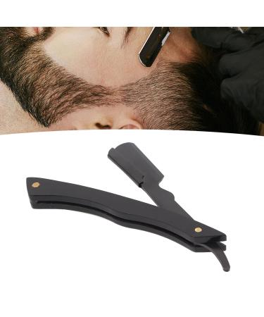 Beard Blade Holder | Foldable Beard Knife Handle | Acrylic & High-Quality Stainless Steel | Ideal for Barbers - Buy Online on SooperMarket.com