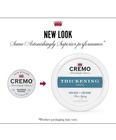 Cremo Barber Grade Hair Styling Thickening Paste 4oz (Pack of 3) - Professional Hold & Volume - Buy Online on SooperMarket.com