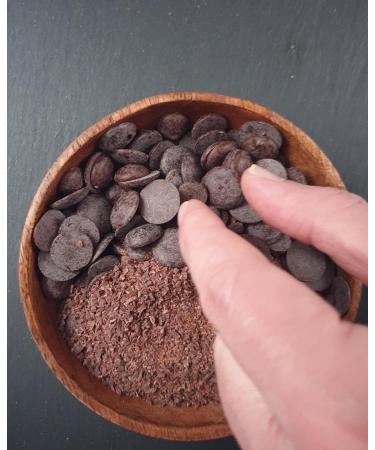 Cacao Buttons 100% Raw and Pure Cocoa Criollo Variety 250g Located in The Rainforest of Madagascar. - Buy Online on SooperMarket.com