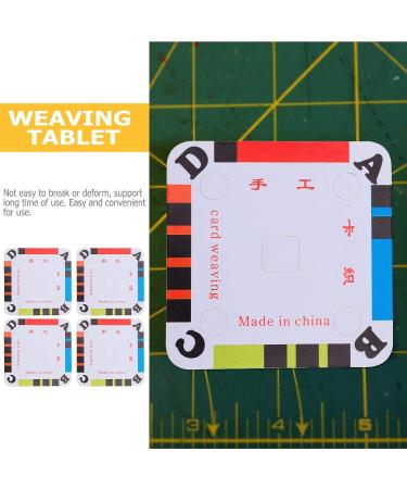 EXCEART Weaving Shuttle and 100Pcs Tablet Weaving Cards - DIY Weaving Supplies for Loom and Inkle Loom | Paper Business Cards for Weaving Accessories - Buy Online on SooperMarket.com