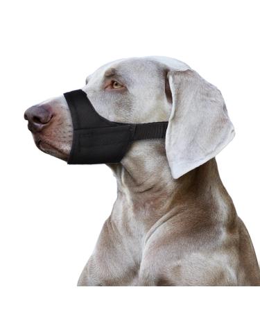 Muzzle for dogs with a short snout muzzle for small and medium-sized dogs soft muzzle against bite and barking dog muzzle for chihuahua hiromi shih tzu snout size 21-24.1cm 21-24.1cm