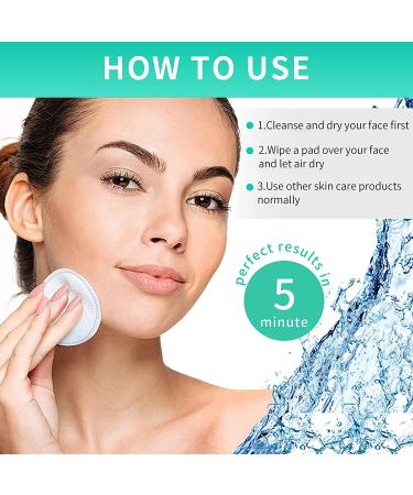 Glycolic Acid 35% Peel Pads with Vitamins B5, C & E - Anti-Aging Formula for Dark Spots, Acne, Fine Lines & Wrinkles - 50 Pads - Buy Online on SooperMarket.com