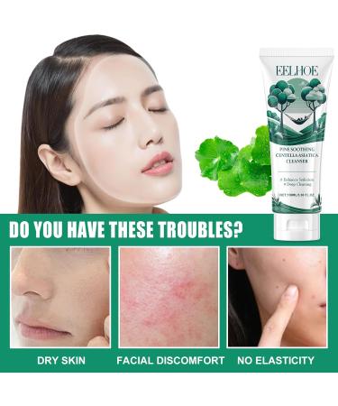 Pure Botanical Foaming Cleanser - Natural Tea Tree Extracts Centella Asiatica Extracts Soothing & Moisturising Exfoliator to Remove Pores & Blackheads (100ml) (1 piece) - Buy Online on SooperMarket.com