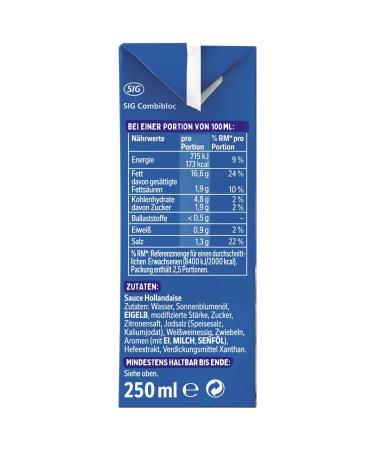 Thomy Les Sauce Hollandaise 6-Pack (6x250ml) | International Shipping Available - Buy Online on SooperMarket.com