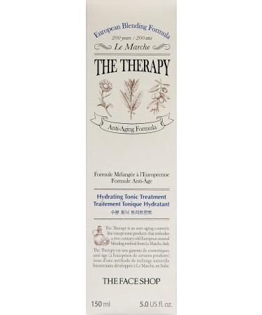 The Face Shop The Therapy Hydrating Tonic Treatment 5.0 Fl Oz | All-In-1 Toner, Treatment & Emulsion | Deep Skin Hydration & Anti-Aging Formula - Buy Online on SooperMarket.com