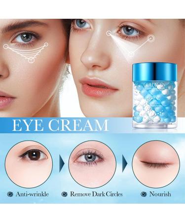 Collagen Eye Cream - Anti-Aging Dark Circle & Puffiness Relief Moisturizing Under Eye Cream for Youthful Skin - Buy Online on SooperMarket.com